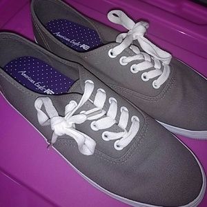Gray American Eagle shoes